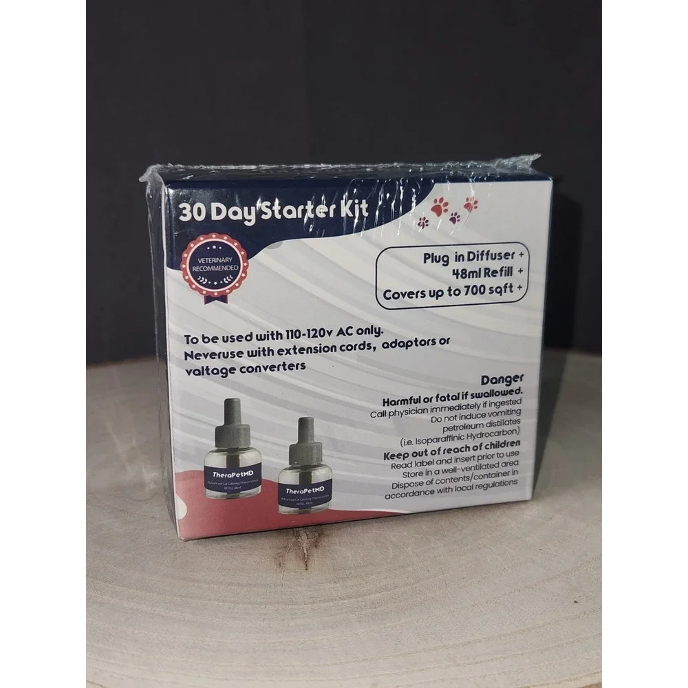 TheraPetMD Advanced Cat Calming Diffuser Kit‎ 60 Day Supply- 2 Refills